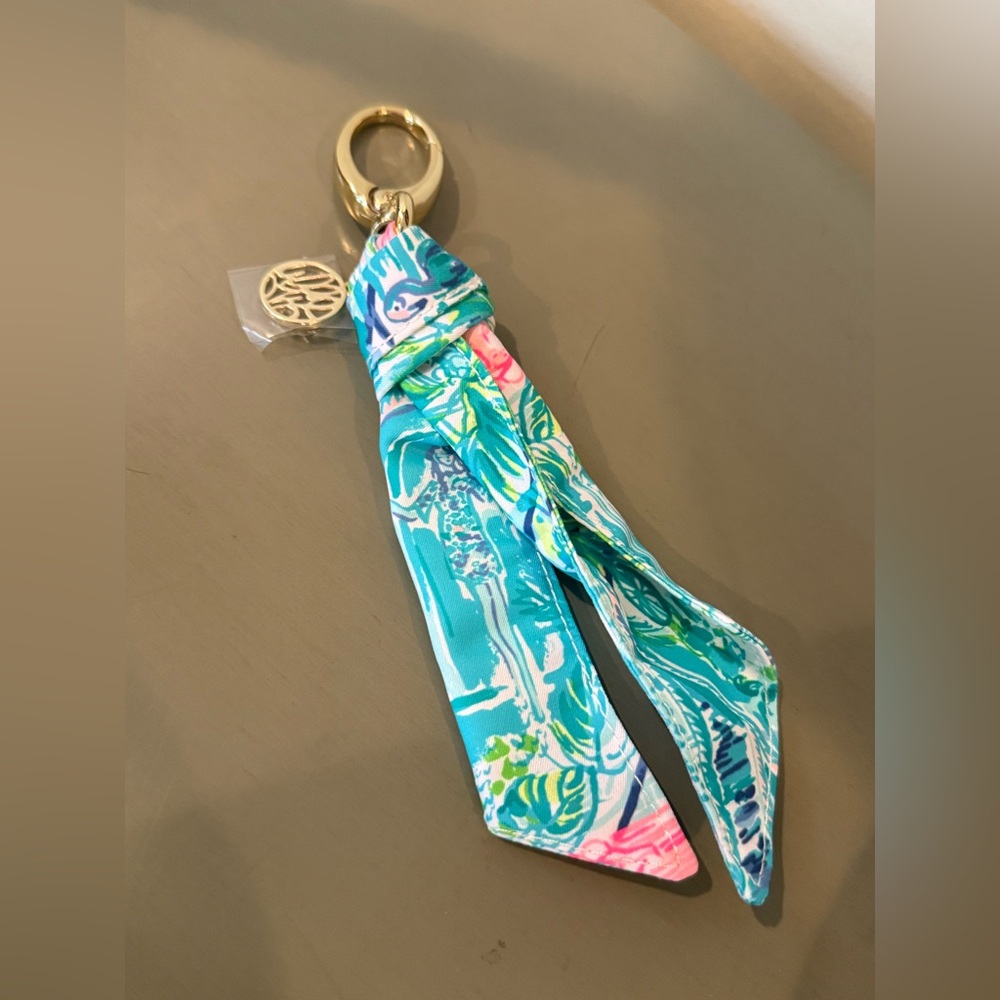 Lilly Pulitzer Scarf Keychain